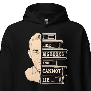 Funny AA Hoodie, Alcoholics Anonymous Hoodie, I Like Big Books, Recovery Hoodie, Recovery Clothing, Sobriety Clothing, AA Clothing