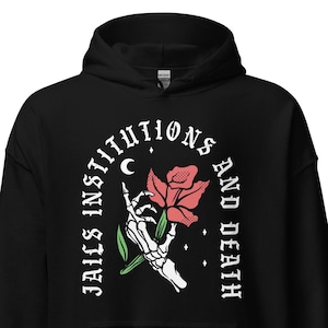 Genesungs-Hoodie, Zuchthäuser, Einrichtungen und Tod, nüchterner Hoodie, Nüchternheitsgeschenk, AA Hoodie, NA Hoodies, nüchterne Kleidung, AA-Kleidung
