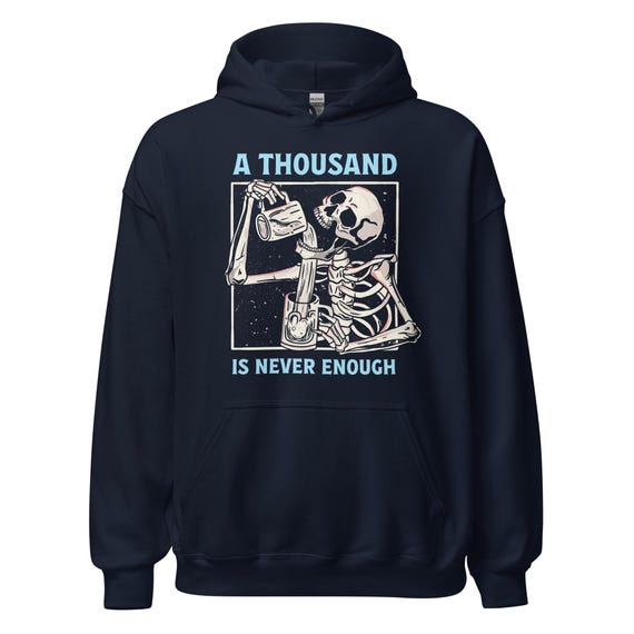 Recovery Hoodie A Thousand is Never Enough Recovery Clothing AA Hoodie NA Hoodie Alcoholics Anonymous Narcotics Anonymous Etsy Australia