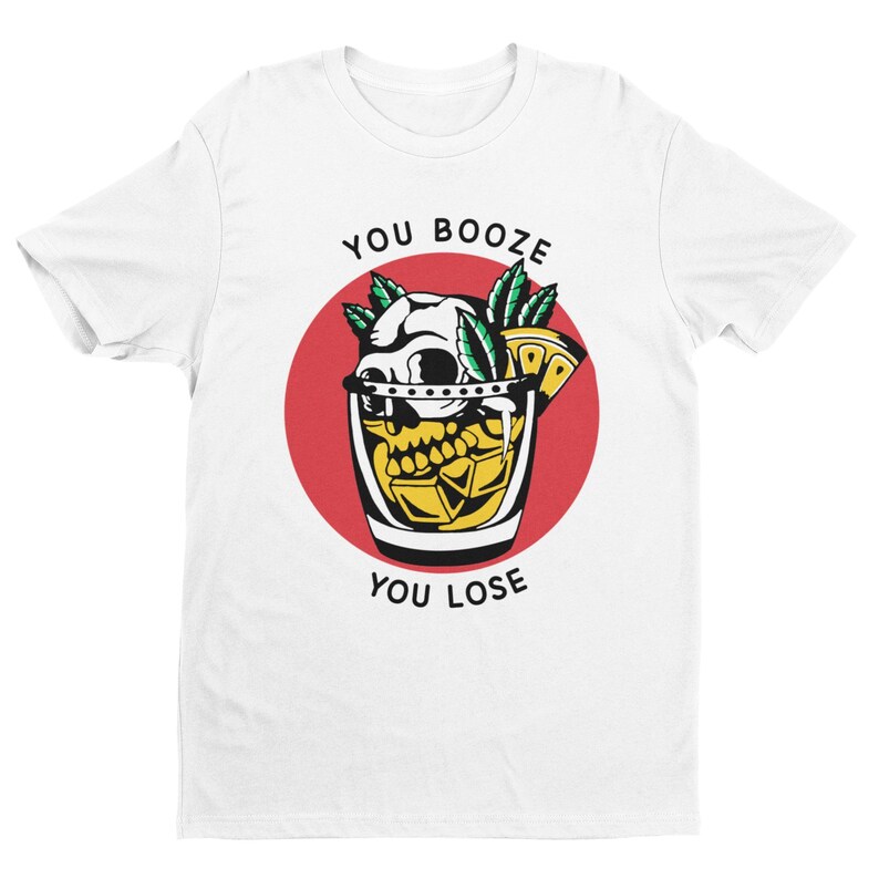 AA Shirt, You Booze You Lose, Alcoholics Anonymous Shirt, Recovery