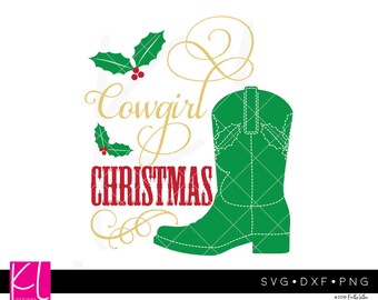 Download Cowboy Christmas Svg Etsy