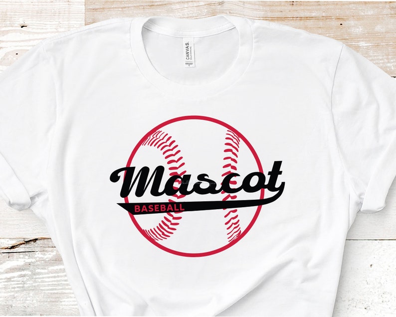 Baseball and Softball DIY Spirit Shirt SVG Bundle Mascot Etsy