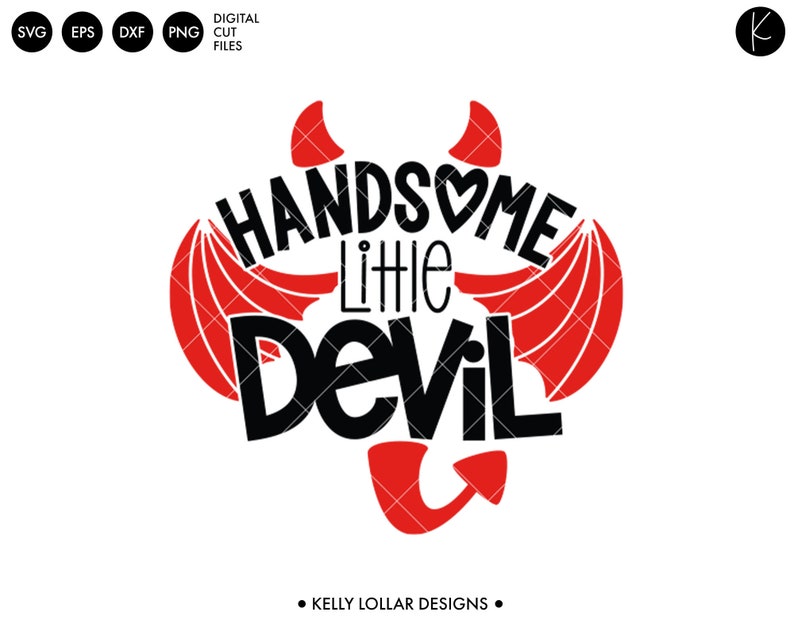 Download Handsome Little Devil SVG Cut Files Kids Halloween svg Boy | Etsy