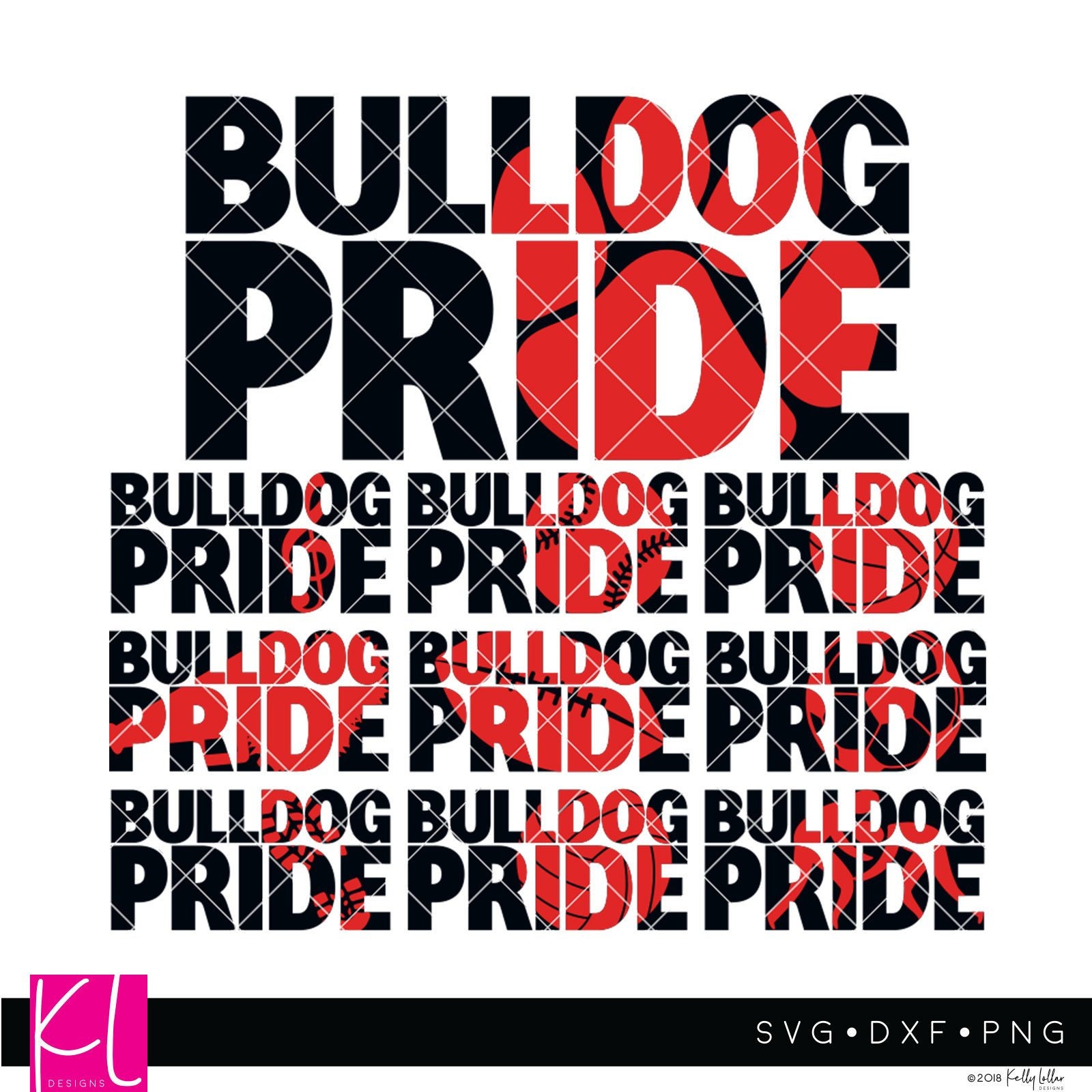 Download Bulldog Pride SVG Cut File Pack with 10 Designs Including ...