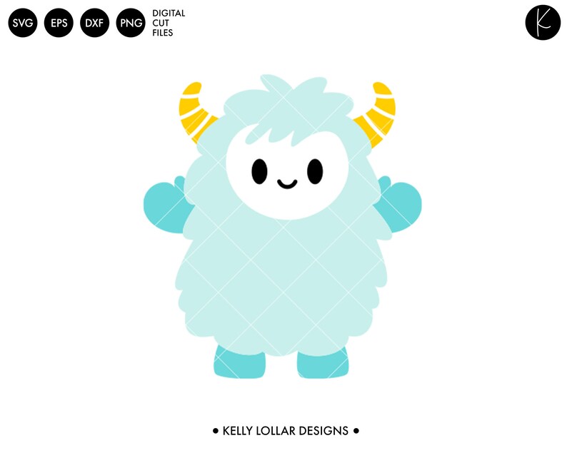 Download Kawaii Yeti SVG Cut File Winter svg Christmas svg Cute | Etsy