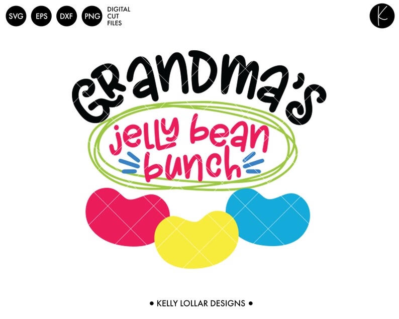 Download Grandma Jelly Bean Bunch SVG Easter Grandma svg Grandma | Etsy