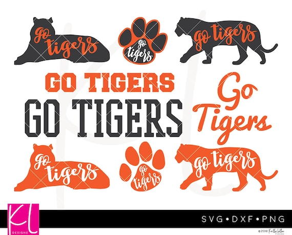 Download 9 Tigers svg Go Tigers Tiger svg High School or Little | Etsy