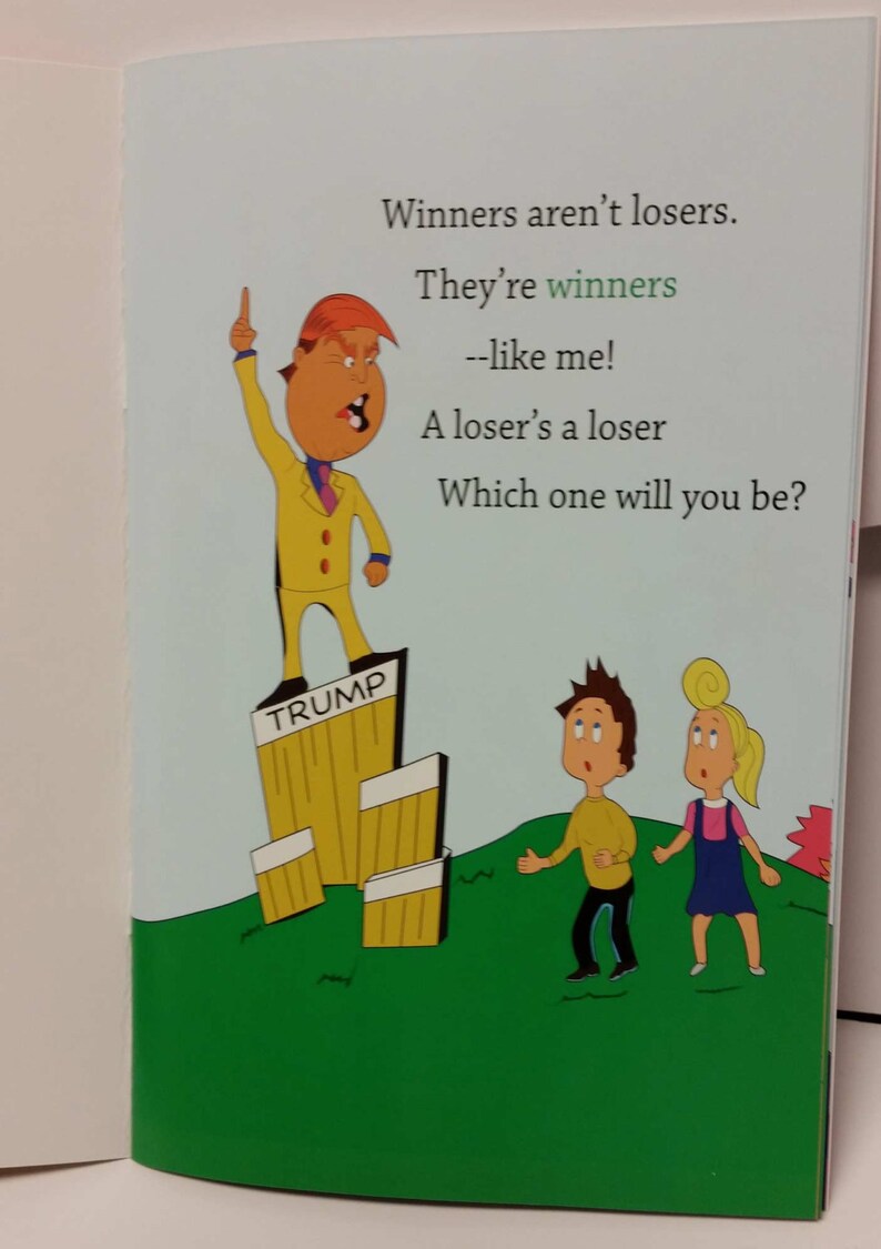 1 Book Winners Aren't Losers Donald Trump Etsy