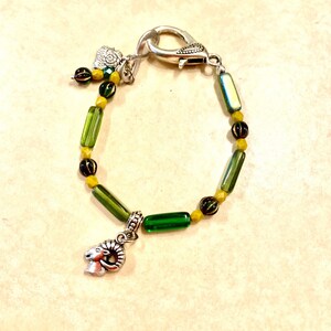 7 1/4” Colorado State University Rams Beaded Bracelet
