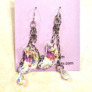 Swarovski Crystal Celestial Dangle Earrings