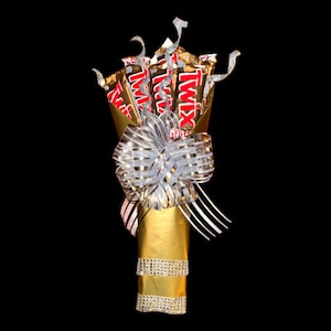 Golden Surprise Candy Bouquet