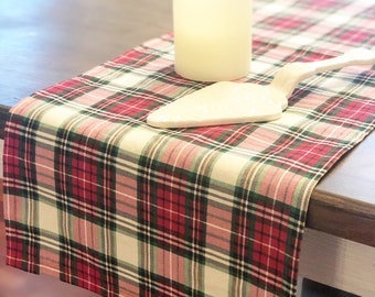 Tartan Republic Wedding Party Decoration Topper Paper Table Runner Royal Stewart
