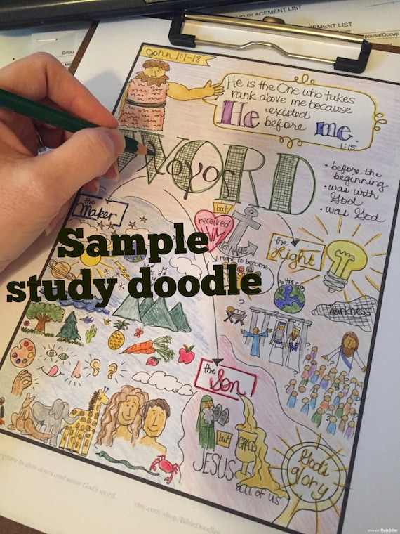 Doodle Bible Journaling Set 1 by Tales of a Teacher