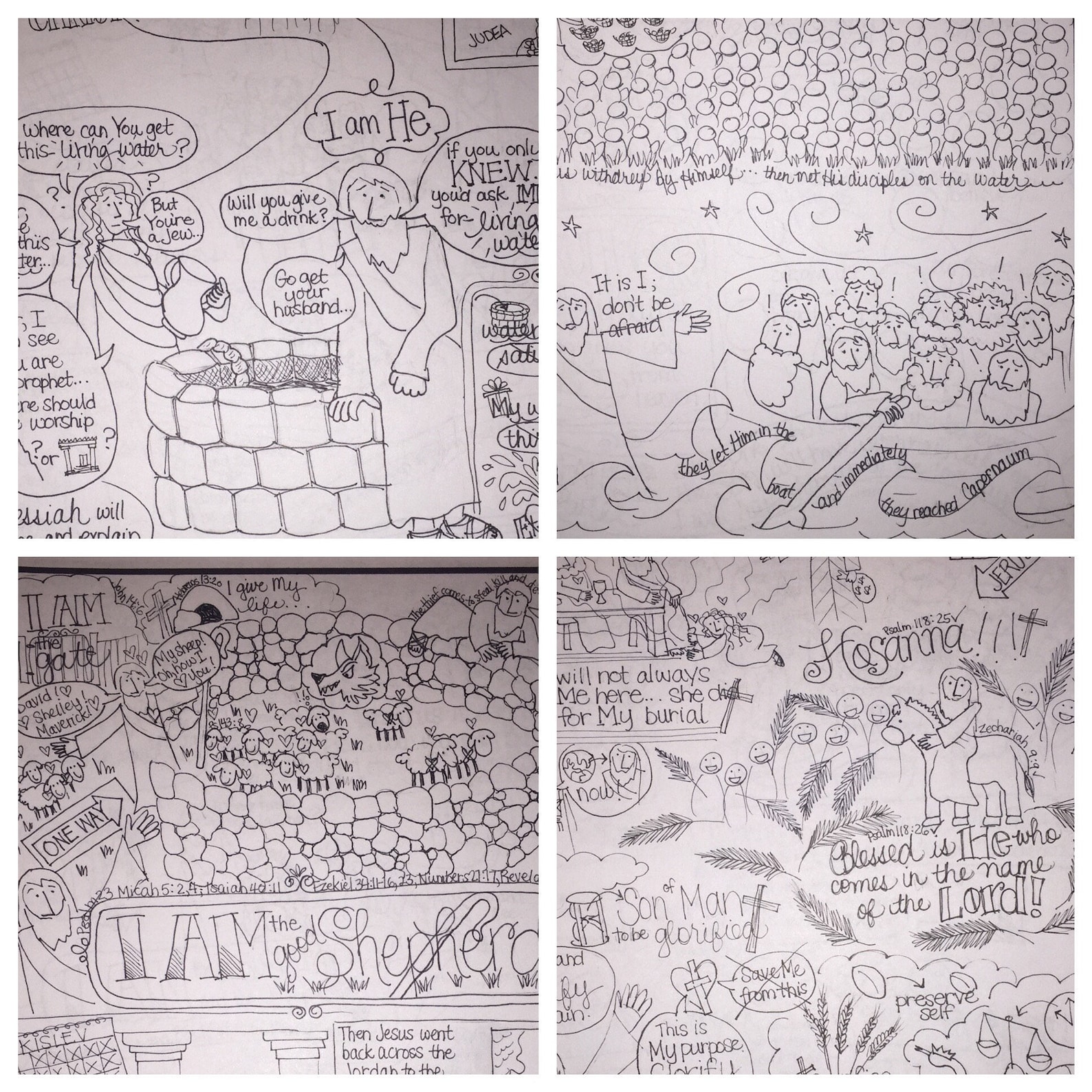 Bible Doodle Study Pack for the Gospel of John - Etsy