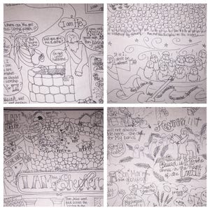 Bible Doodle Study Pack pour l&#39;Évangile de Jean