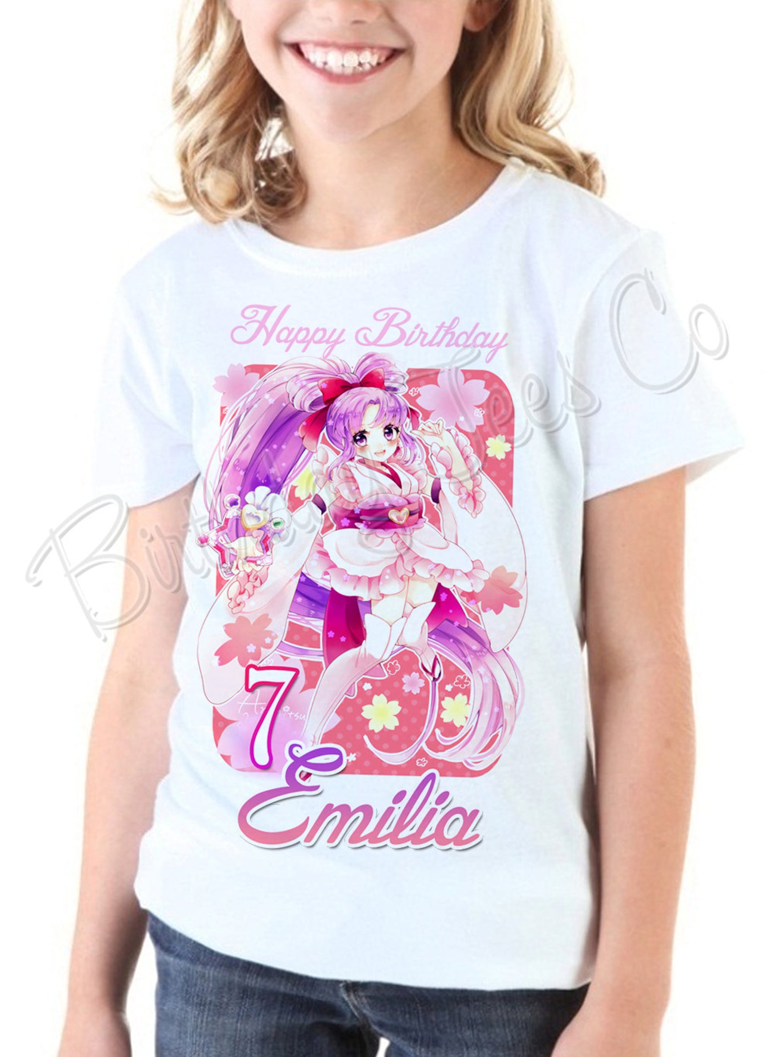 Glitter Force Birthday Shirt Add Name & Age Glitter Force Etsy