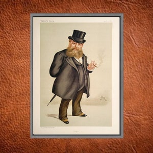 Vanity Fair Print Ape Carlo Pellegrini 1889 Wall Art Digital Print Poster Photo printable gift person decor top Photograph Instant Download