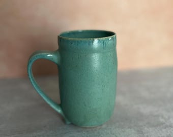 Light Blue Mug; Gift for her; Mother’s Day; Secret Santa gift; Christmas gift; unique ceramics