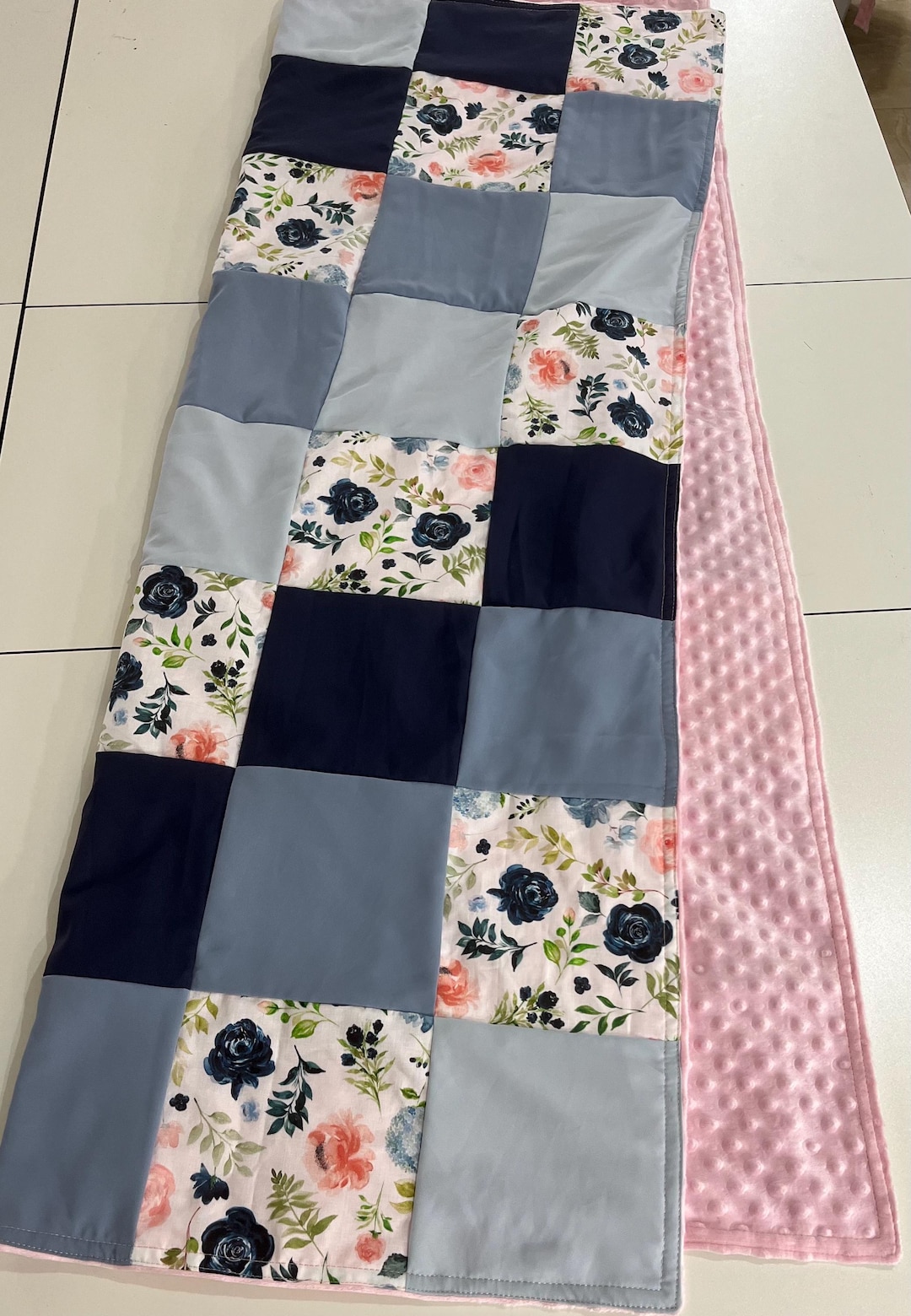 Bridesmaid Dress Keepsake Blanket: Custom Patchwork Quilt, Mom-to-be Gift