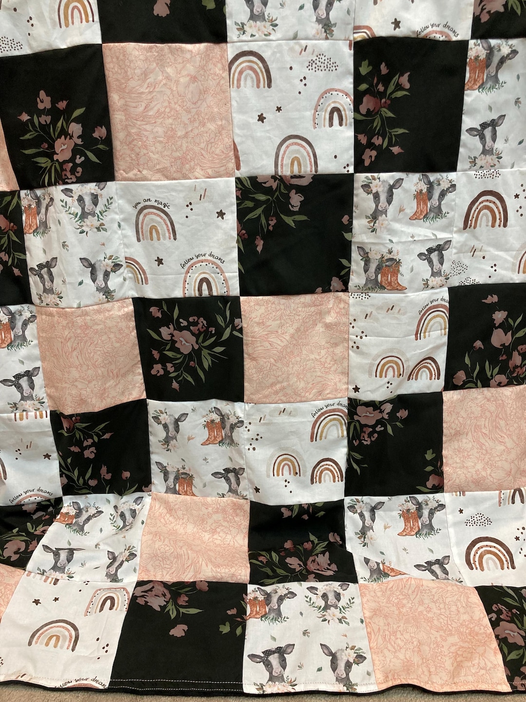 Custom Bridesmaid Dress Baby Blanket: Keepsake Patchwork Quilt