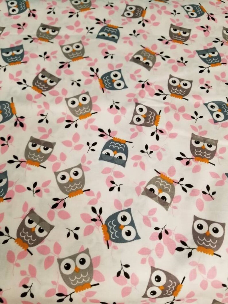 baby sheets Fitted Crib sheet pink crib sheets girl crib sheet baby owls toddler sheet owl crib sheet crib sheet