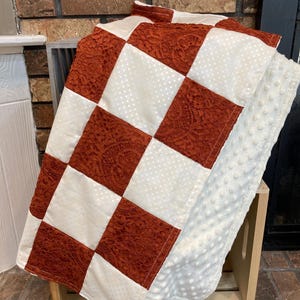 Bridesmaid Dress Keepsake Blanket: Custom Patchwork Baby Blanket
