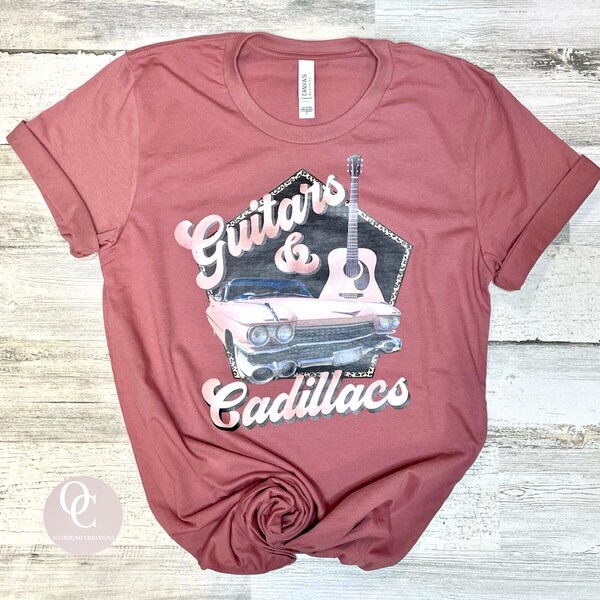Guitars and Cadillacs Shirt Etsy