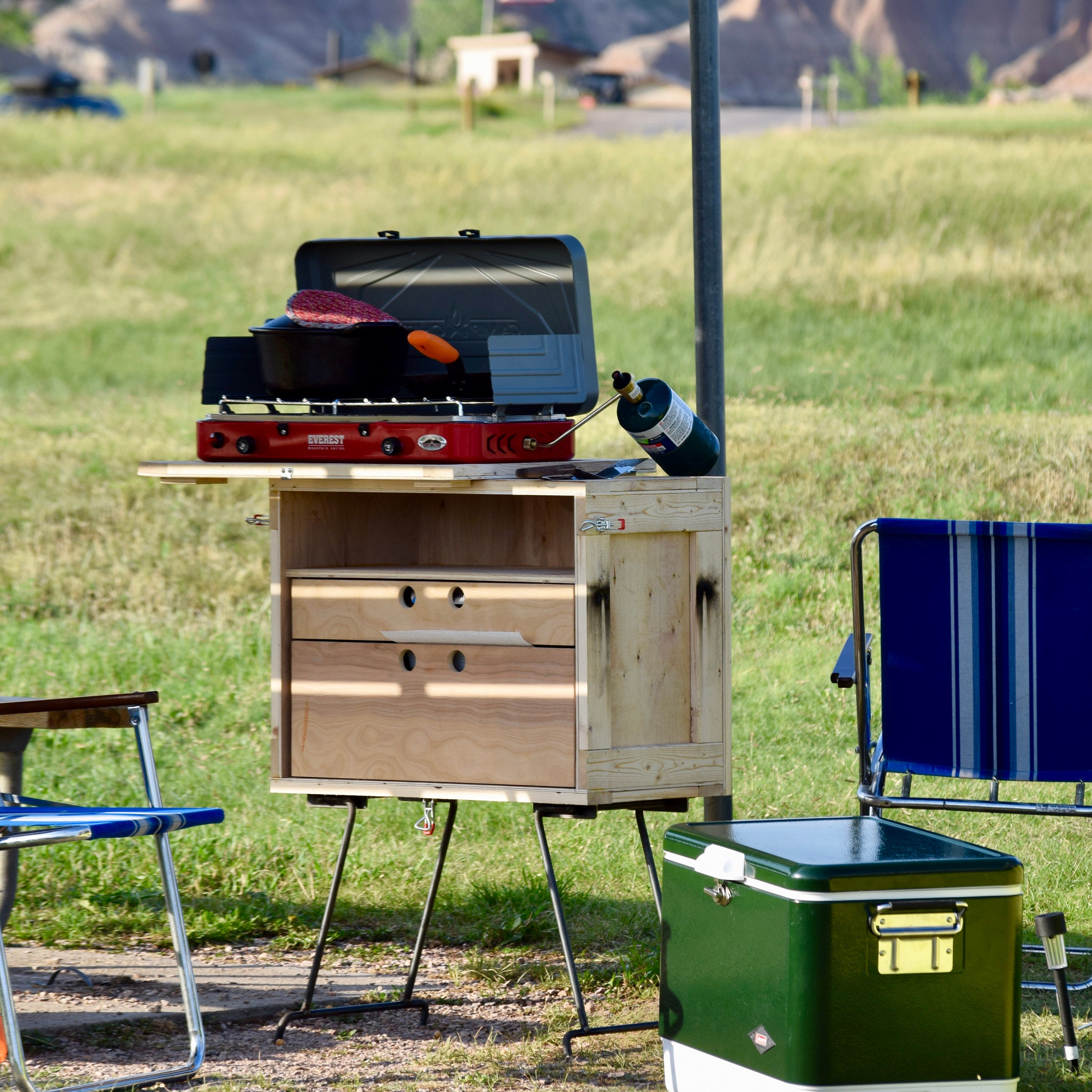 Mobile Camping Kitchen, Camperini MINI, Camping Box, Chuck Box. -   Finland