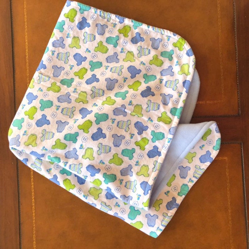 flannel and fleece baby blanket