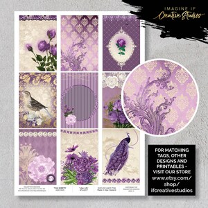 Lilac Life - Scrapbooking / Fabricación de tarjetas / Diario basura / Hoja de corte quisquillosa **DESCARGA DIGITAL**