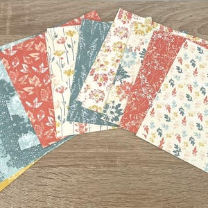 Echantillonneur de papier de la série design Inked Botanicals de Stampin' Up !