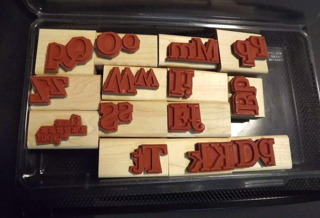 Defining Alphabet Wood Mount Stamp Set by Stampin' Up! - Etsy