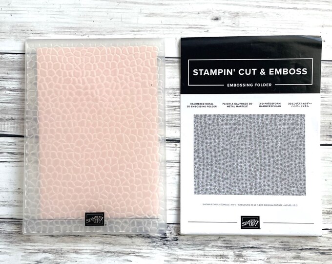 Hammered Metal 3D Embossing Folder by Stampin' Up Etsy
