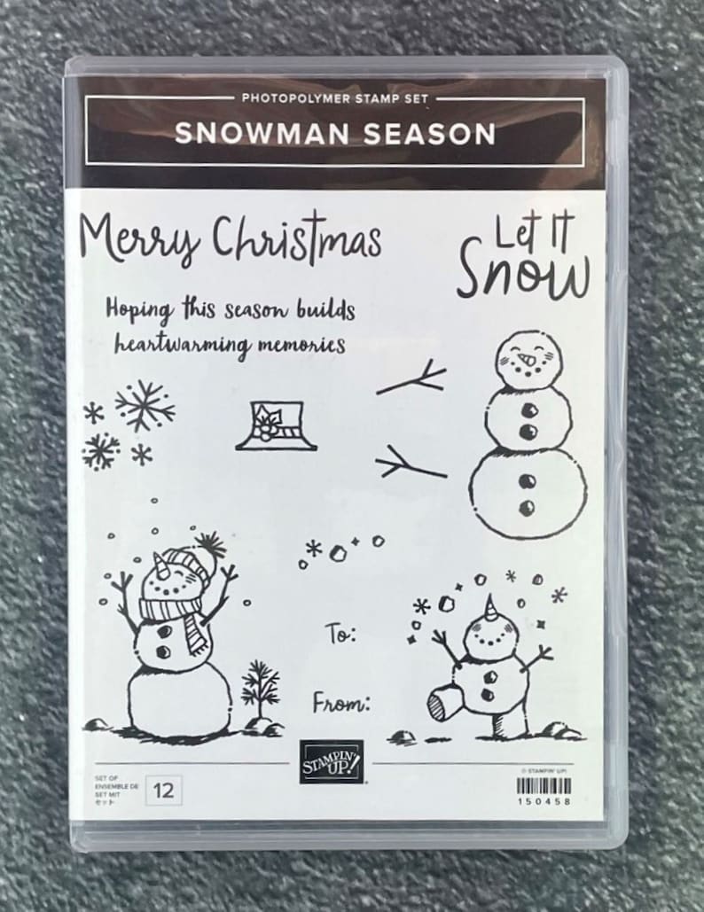 Snowman Season Bundle Stamp Set by Stampin' Up Etsy