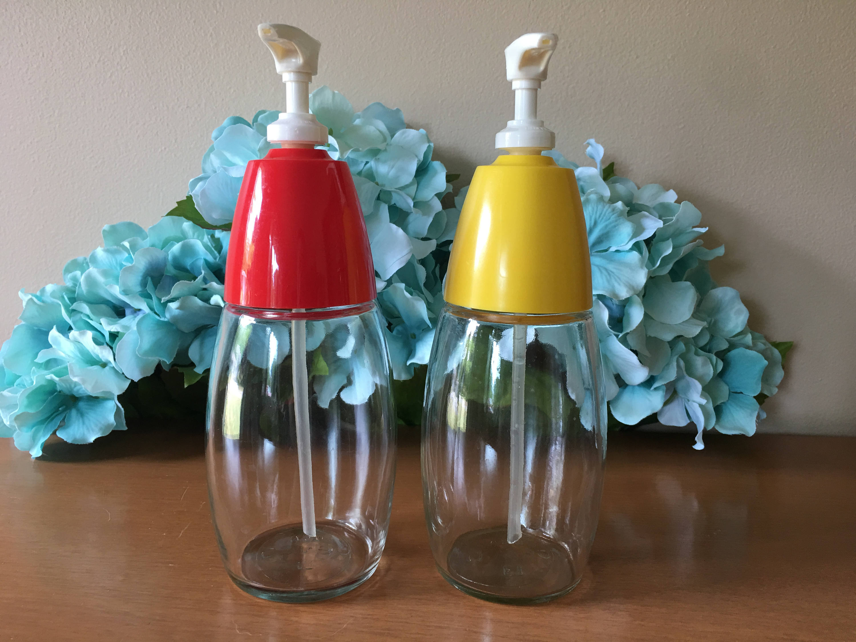 Gemco Ketchup and Mustard Dispenser Set Etsy