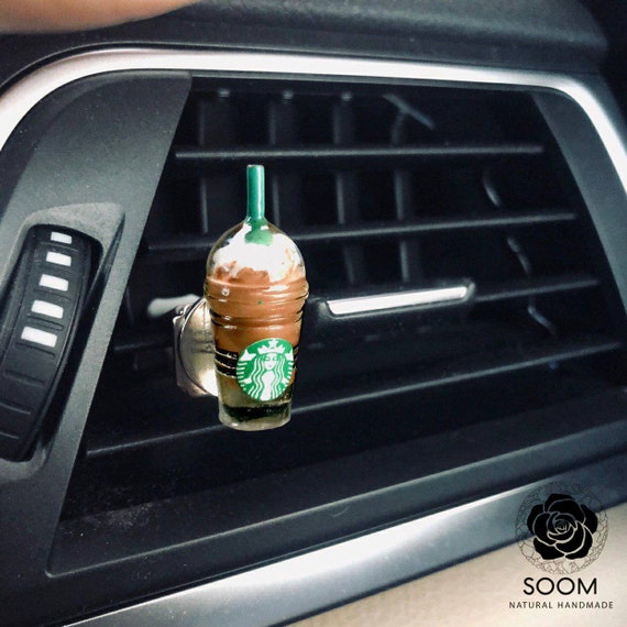 Miniature Starbuck Coffee Drink Cup/car Accessories /mask Holder for Car /  Car Vent Clip /boba Milk Bubble Tea Clip/starbucks Keychain/mask 
