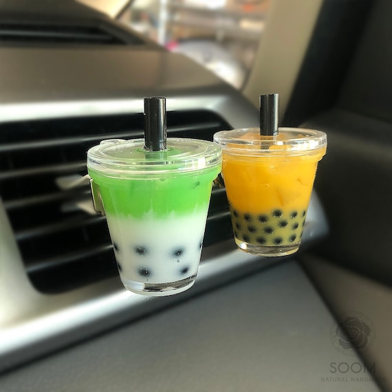 Miniature Boba Bubble Tea /milk Tea Drink /car Accessories