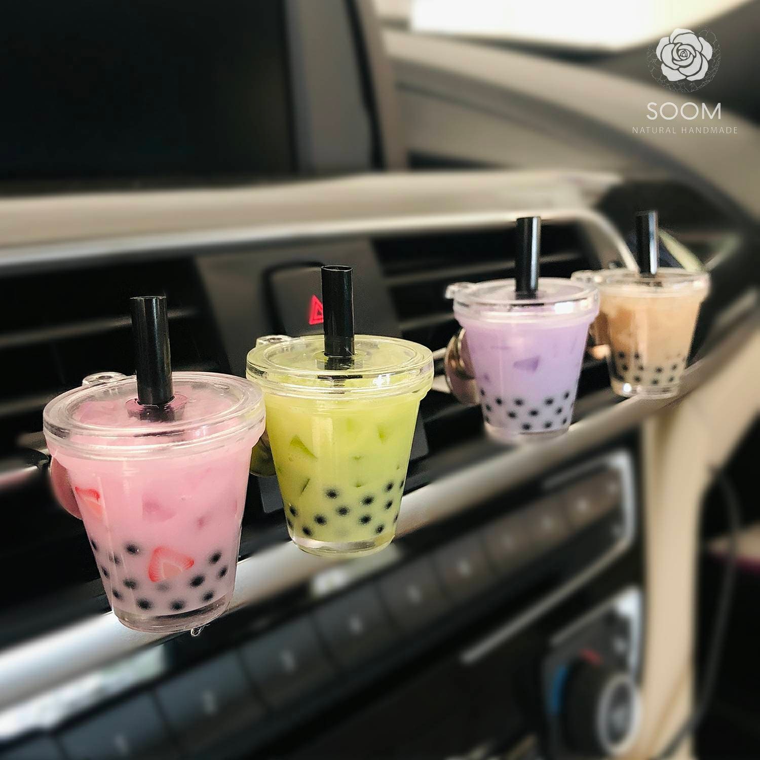 Starbucks Cup Strawberry Acai, Pink Drink , Cute Car Accessories ,mask  Holder for Car, Boba Bubble Tea,starbucks Keychain,mother's Day Gift 