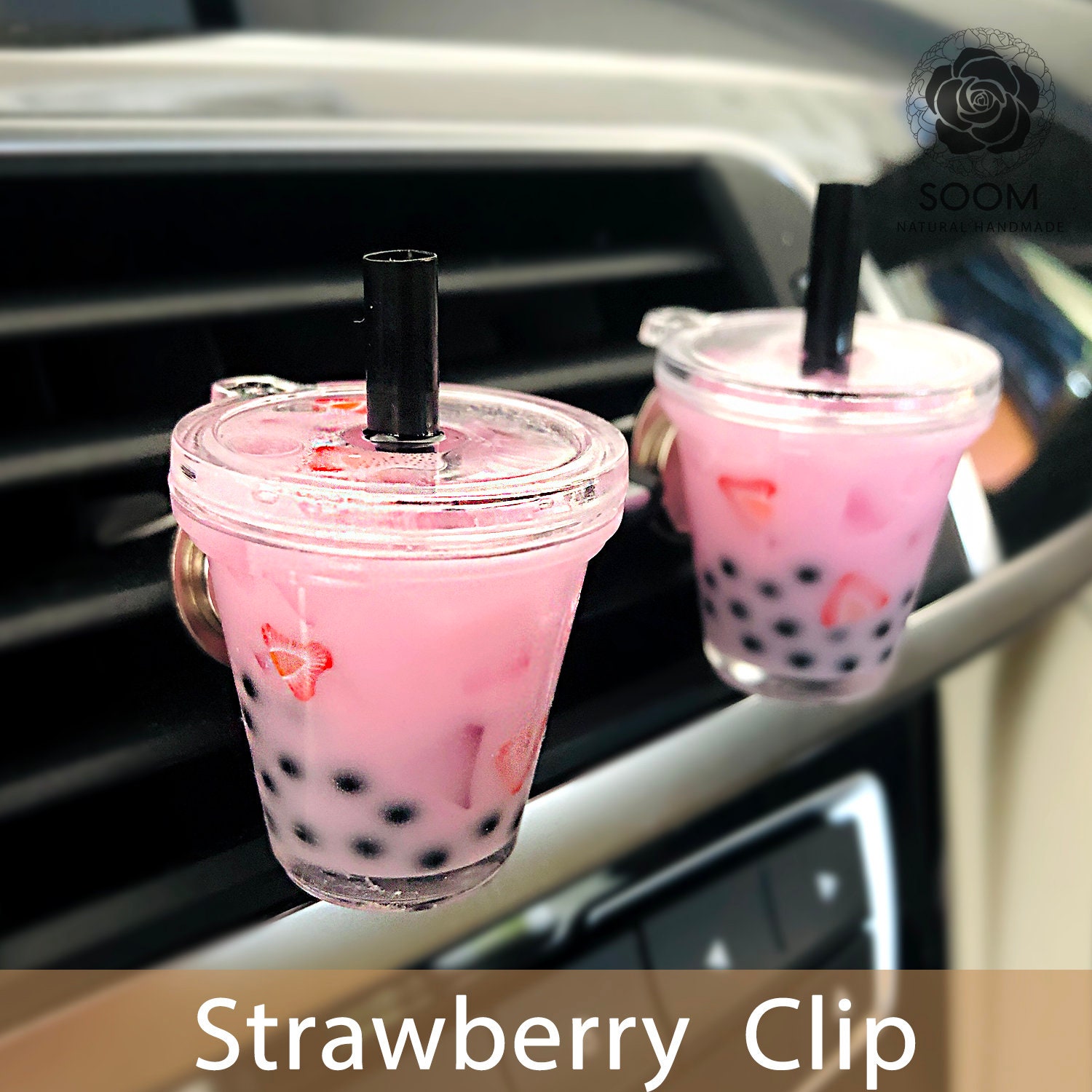 Miniature Boba Bubble Tea /milk Tea Drink /car 