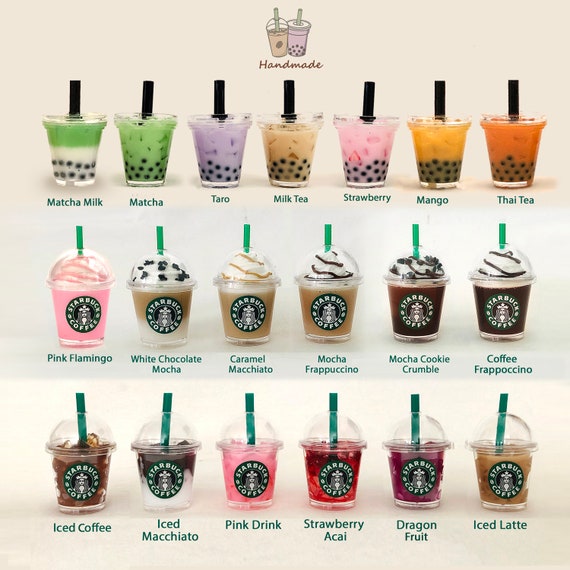 Miniature Boba Bubble Tea /milk Tea Drink /car Accessories