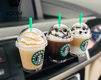 Miniature Starbucks Coffee Cup Drink/car Accessories/car Mask