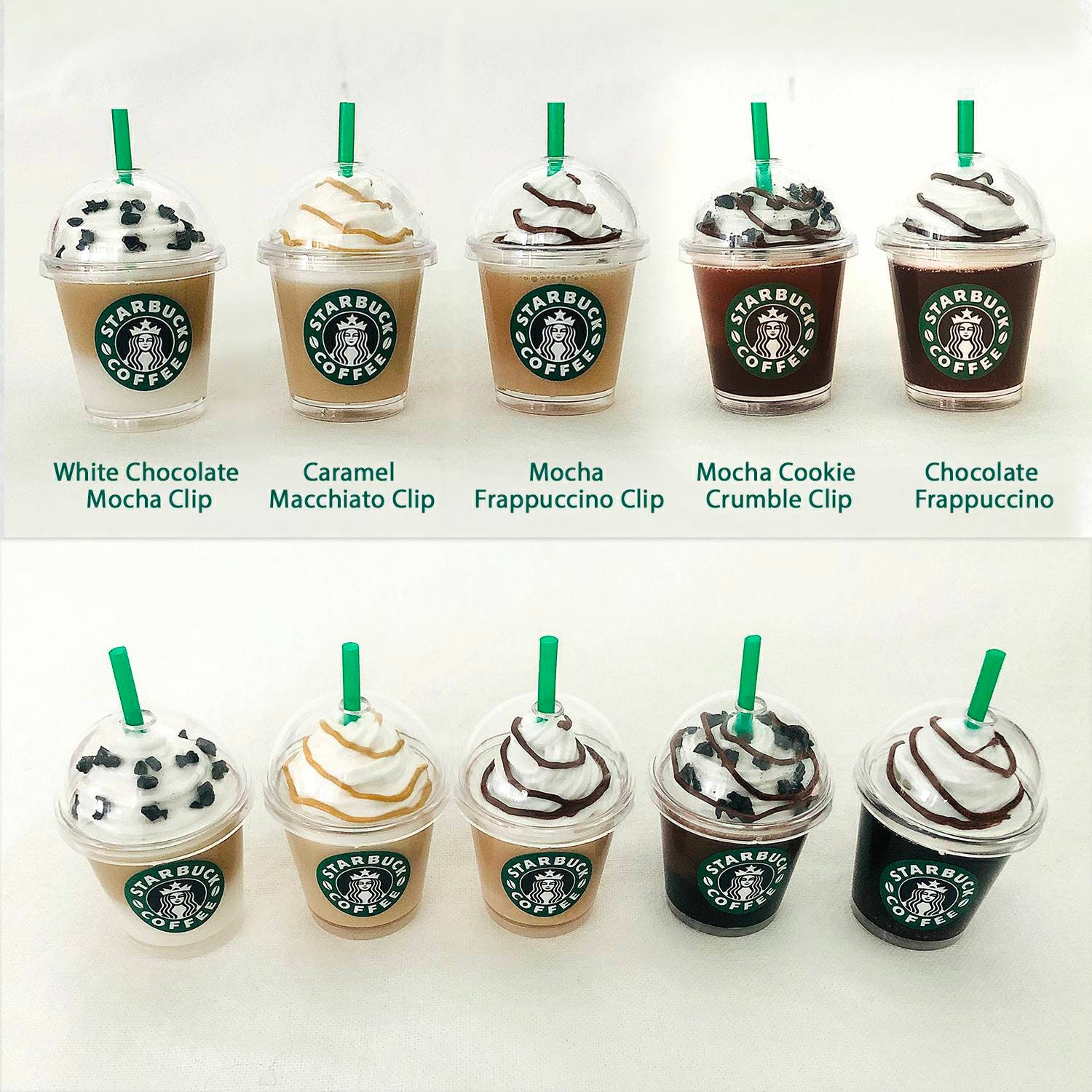 Miniature Starbucks Coffee Cup Drink/car Accessories/ Mask Holder