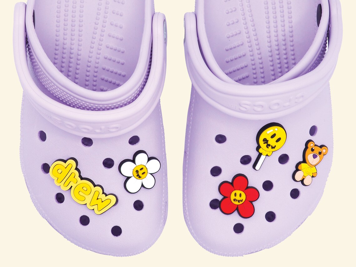 DREW HOUSE Crocs Charms Crocs Jibbitz Justin Bieber Shoe Etsy