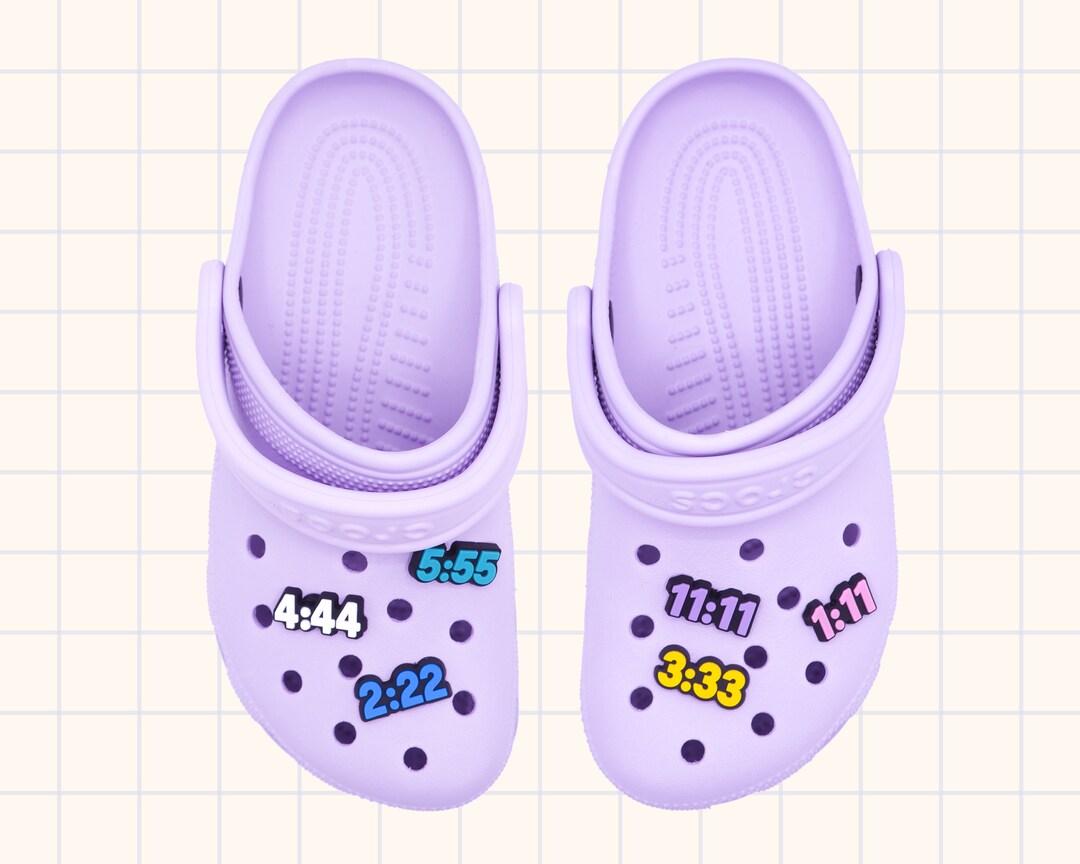 ANGEL NUMBERS Crocs Charms Lucky Numbers Crocs Jibbitz Etsy