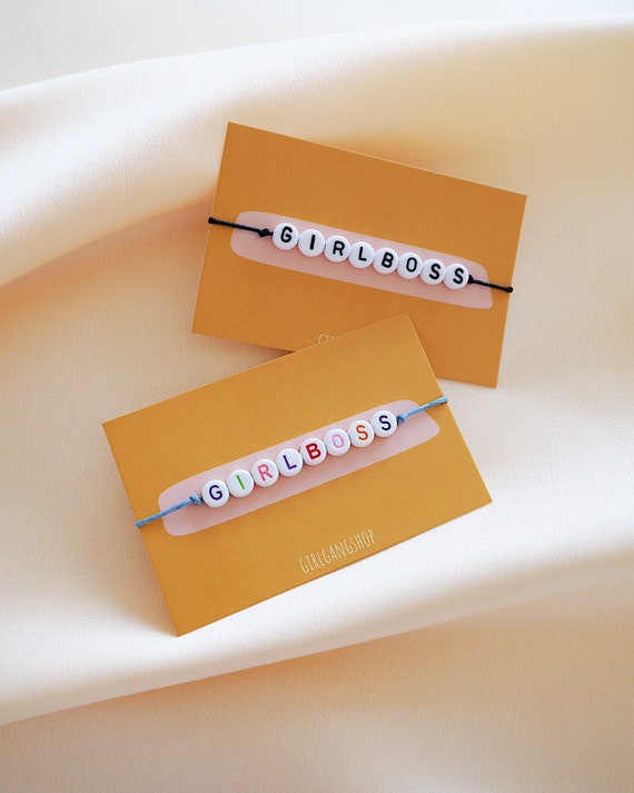 girl boss bracelet