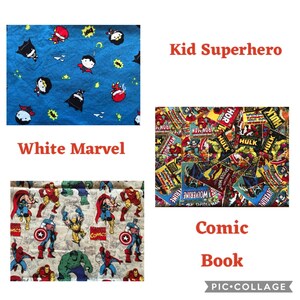 Superhero Fabric, Superhero Material, Craft Supplies, Material, Fabric, Comic Book Fabric, Kid Superhero Fabric