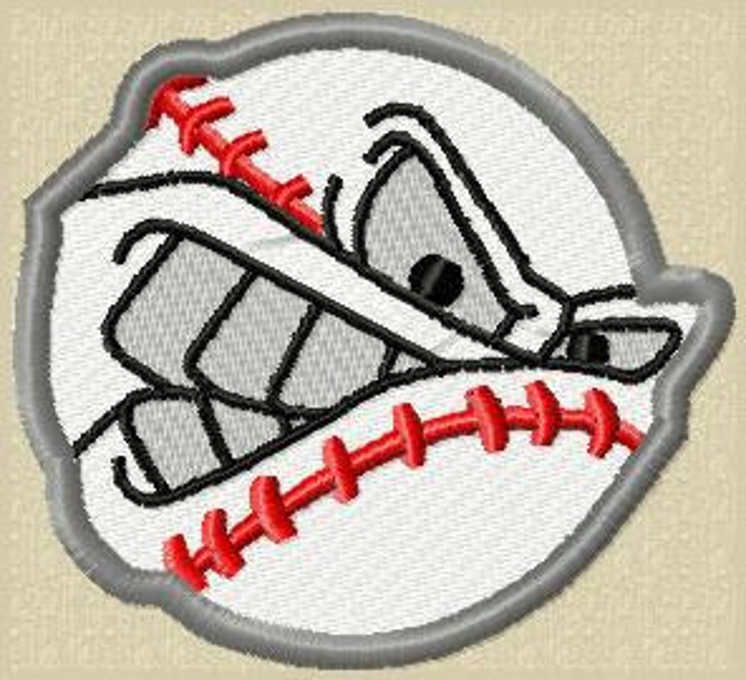 Angry Mad Baseball Softball Fast Ball Digital Download Embroidery Machine Design File Etsy