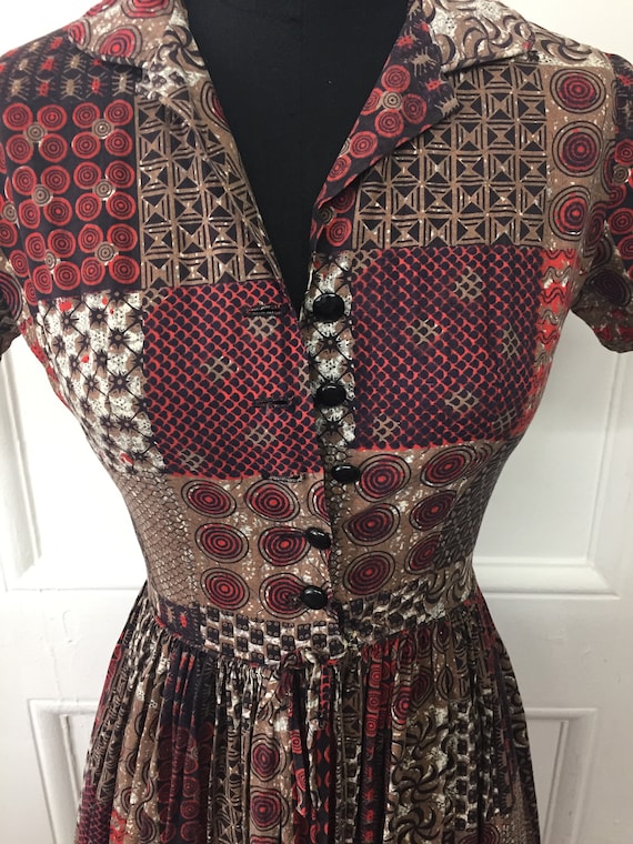 Vintage 1950s A-line Dress