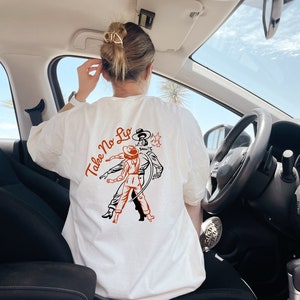 Take No Lip, Vintage Western Cowgirl T-Shirt