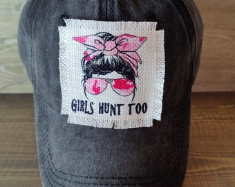 Girls Hunt Too Distressed Hat